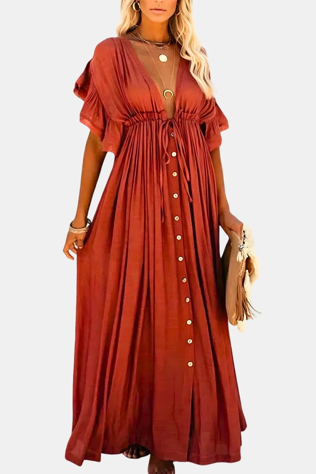 Myra - Elegant Lightweight Summer Beach Dress