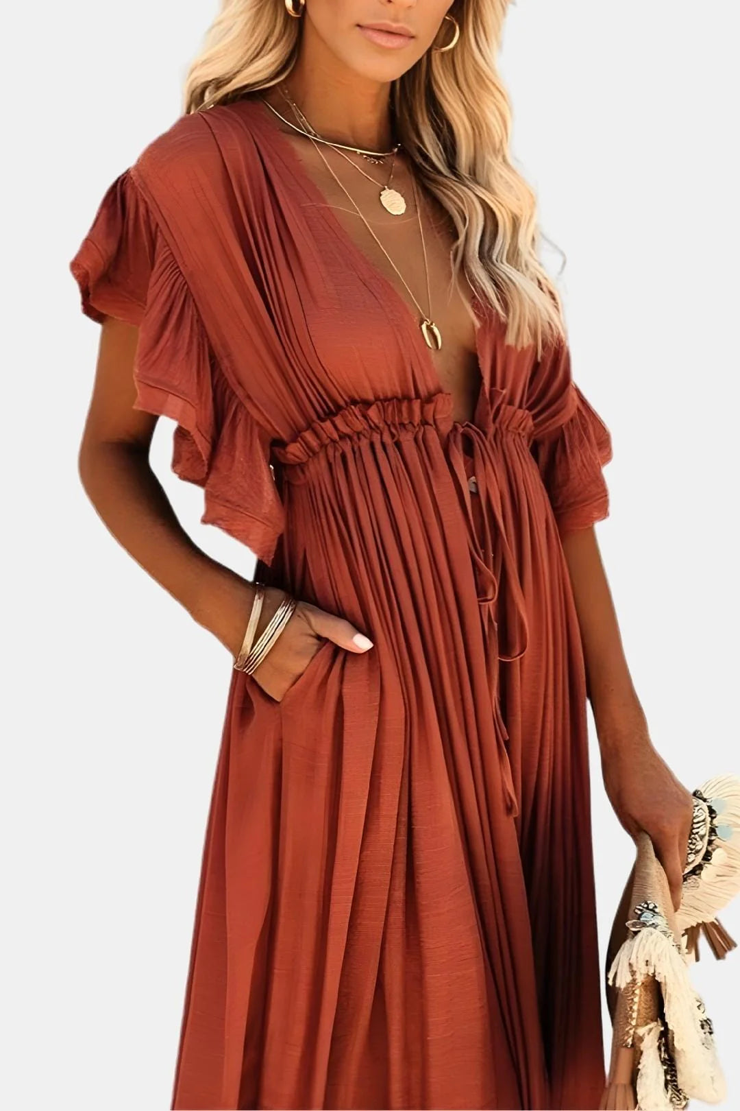 Myra - Elegant Lightweight Summer Beach Dress