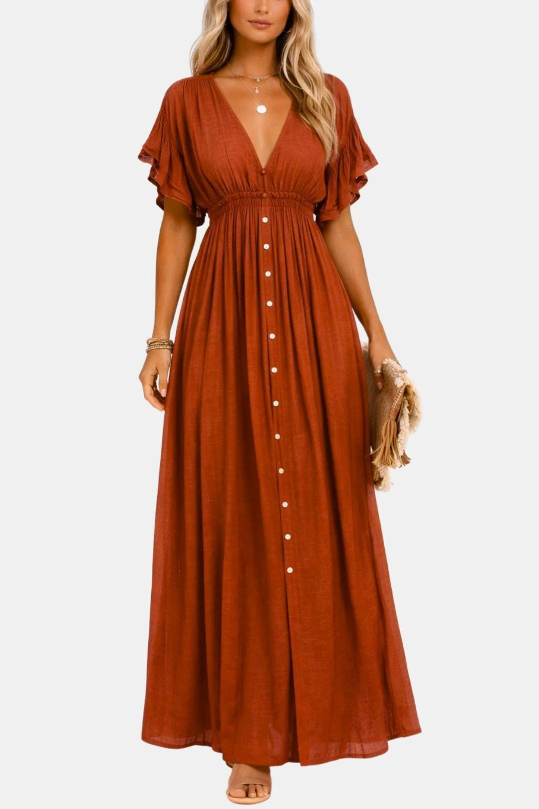 Myra - Elegant Lightweight Summer Beach Dress