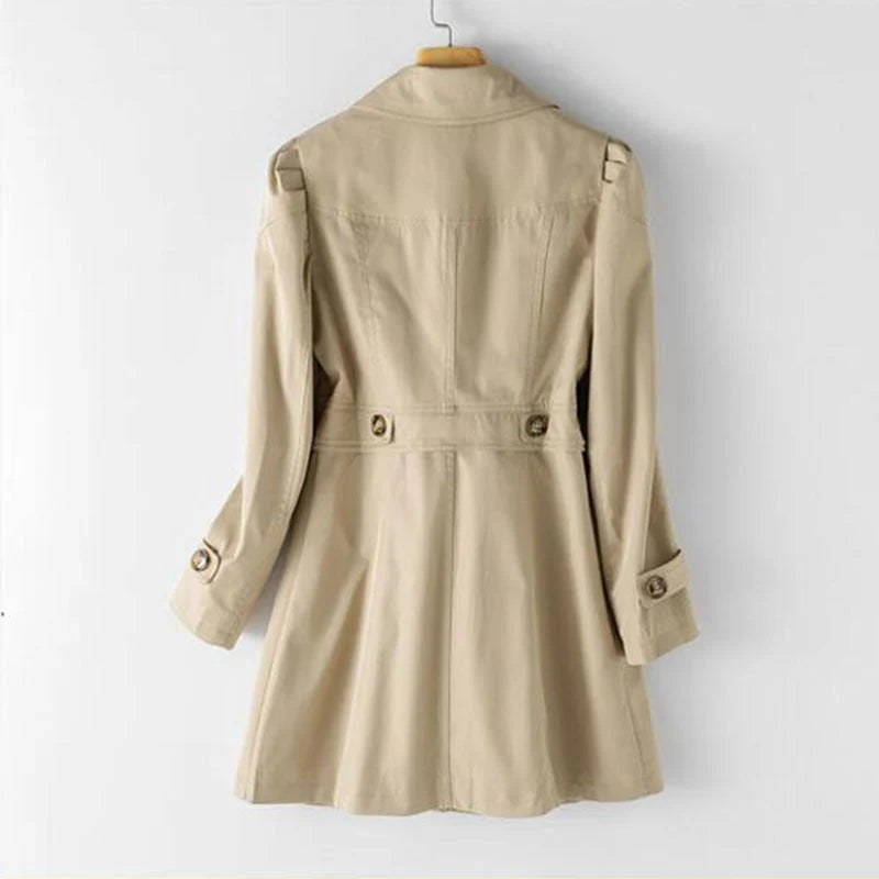Eleganter mittelgroßer Damen-Trenchcoat – Victoria